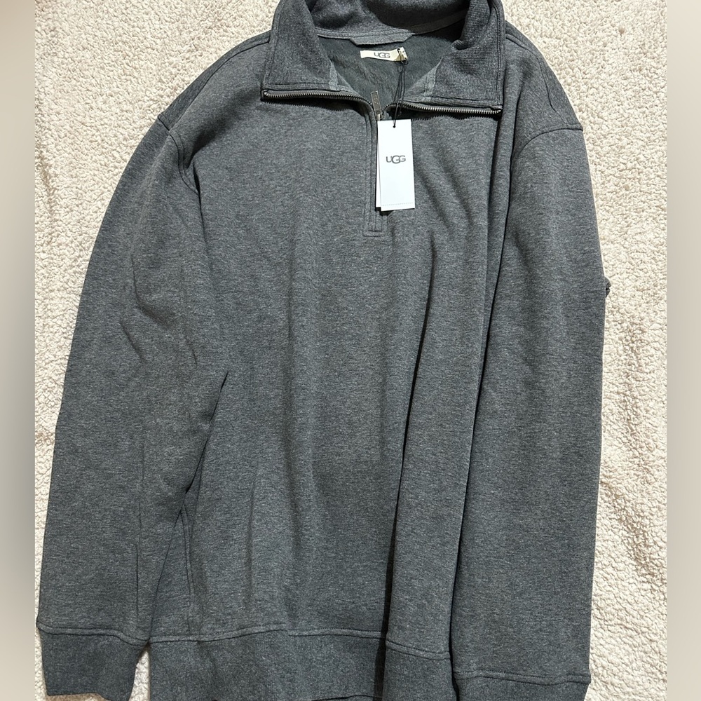 UGG Zeke Pullover 1/4 Zip Sweatshirt,XXL,NWT,Retail $88